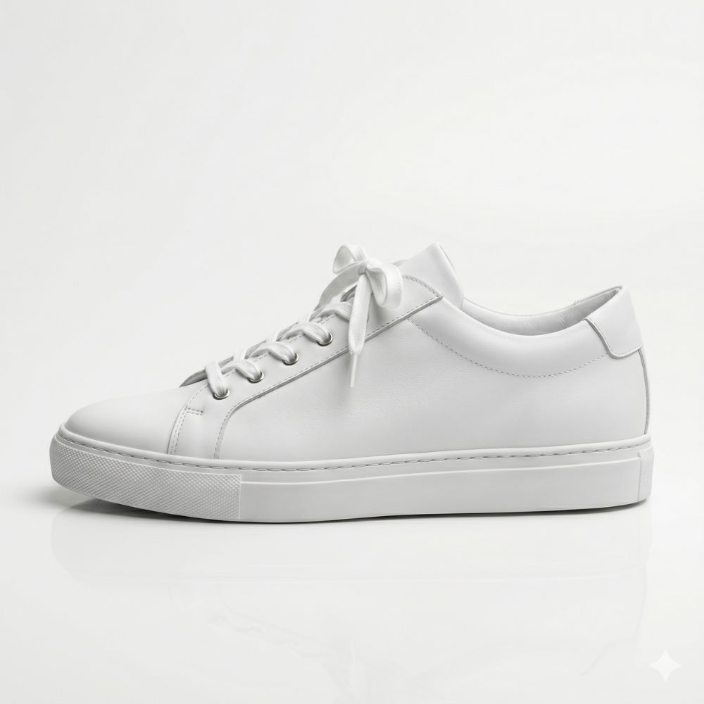 White Kingsley Leather Sneakers
